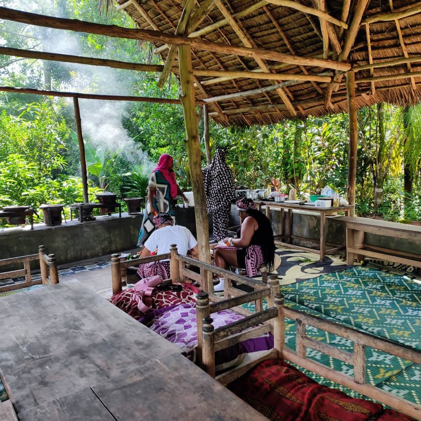 Time to relax at the spice farm
