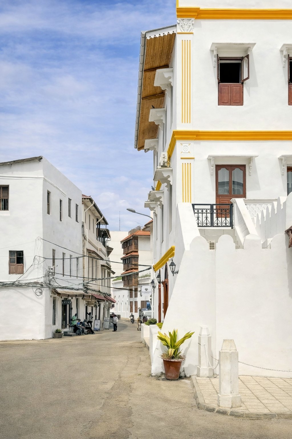 Stone Town lanes and old buildings